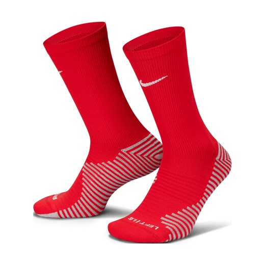 Klasyczne skarpety piłkarskie Nike Strike - Czerwony ze sklepu Nike poland w kategorii Skarpetki męskie - zdjęcie 161520487