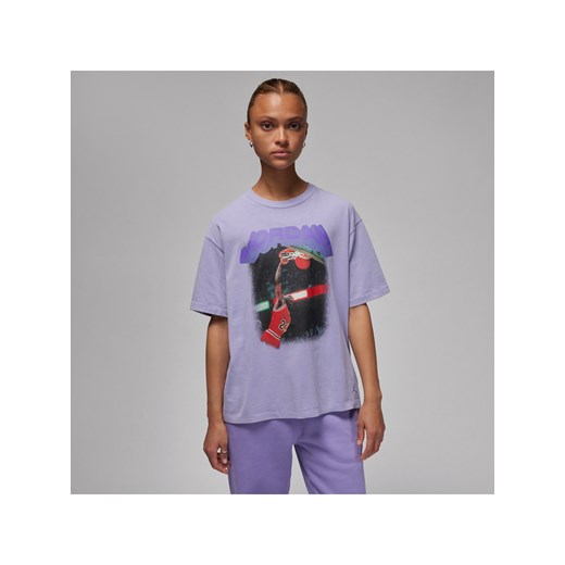T-shirt damski z nadrukiem Jordan (Her)itage - Fiolet ze sklepu Nike poland w kategorii Bluzki damskie - zdjęcie 161520488
