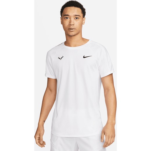 Męska koszulka z krótkim rękawem do tenisa Nike Dri-FIT Rafa Challenger - Biel ze sklepu Nike poland w kategorii T-shirty męskie - zdjęcie 161520827