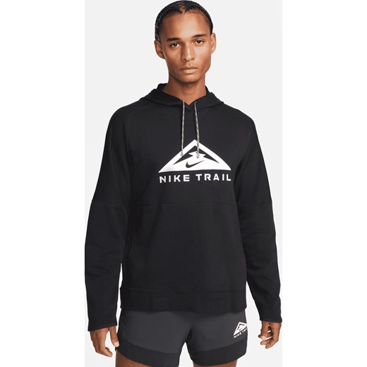 Męska bluza z kapturem do biegania Dri-FIT Nike Trail Magic Hour - Czerń ze sklepu Nike poland w kategorii Bluzy męskie - zdjęcie 161520885