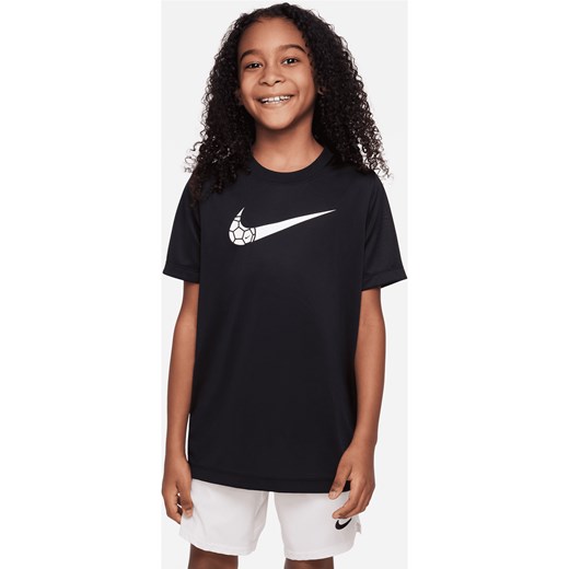 T-shirt dla dużych dzieci Nike Dri-FIT - Czerń ze sklepu Nike poland w kategorii T-shirty chłopięce - zdjęcie 161521518