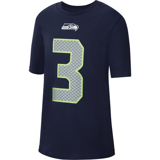 T-shirt dla dużych dzieci Nike (NFL Seattle Seahawks) - Niebieski ze sklepu Nike poland w kategorii T-shirty chłopięce - zdjęcie 161521607