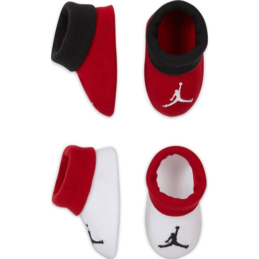 Buciki dla niemowląt Jordan (2 pary) - Czerwony Jordan 0-6M Nike poland