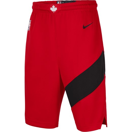 Spodenki dla dużych dzieci Toronto Raptors Nike NBA Swingman - Czerwony ze sklepu Nike poland w kategorii Spodenki chłopięce - zdjęcie 161521858