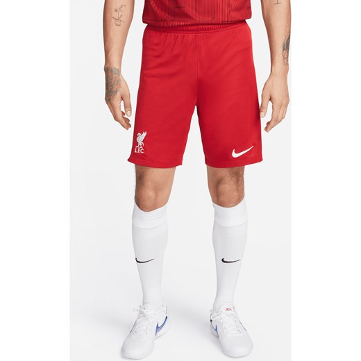 Męskie spodenki piłkarskie Nike Dri-FIT Liverpool F.C. Stadium 2023/24 (wersja domowa) - Czerwony ze sklepu Nike poland w kategorii Spodenki męskie - zdjęcie 161521888