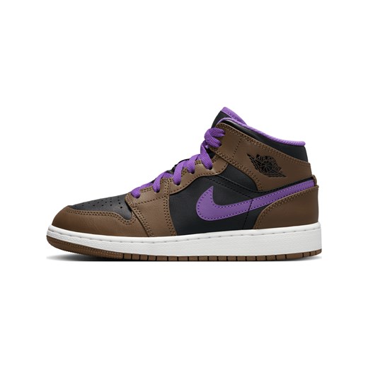 Buty dla dużych dzieci Air Jordan 1 Mid - Brązowy Jordan 35.5 Nike poland