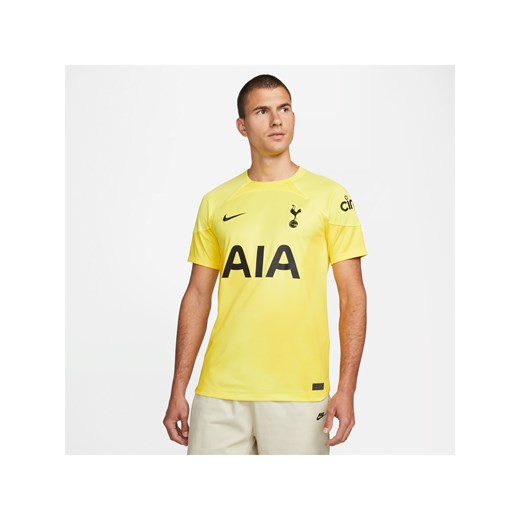 Męska koszulka piłkarska Nike Dri-FIT Tottenham Hotspur Stadium Goalkeeper 2022/23 - Żółty ze sklepu Nike poland w kategorii T-shirty męskie - zdjęcie 161521958