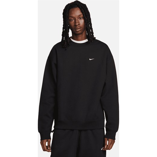 Męska bluza z dzianiny Nike Solo Swoosh - Czerń ze sklepu Nike poland w kategorii Bluzy męskie - zdjęcie 161522049