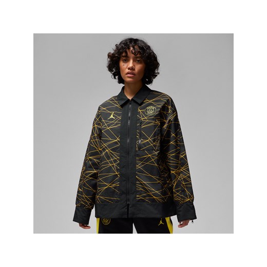 Damska kurtka przedmeczowa Paris Saint-Germain - Czerń ze sklepu Nike poland w kategorii Kurtki damskie - zdjęcie 161522709