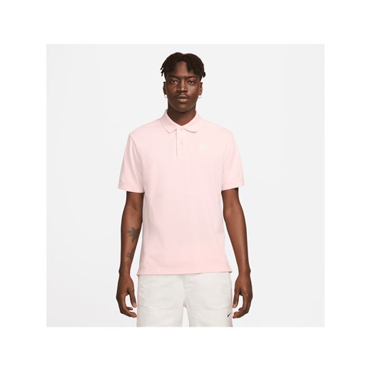 Męska koszulka polo Nike Sportswear - Różowy ze sklepu Nike poland w kategorii T-shirty męskie - zdjęcie 161523066