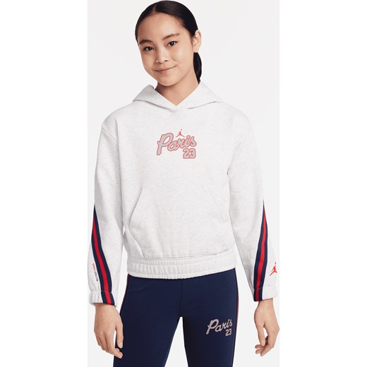 Bluza z kapturem dla dużych dzieci (dziewcząt) Paris Saint-Germain - Brązowy ze sklepu Nike poland w kategorii Bluzy dziewczęce - zdjęcie 161523336