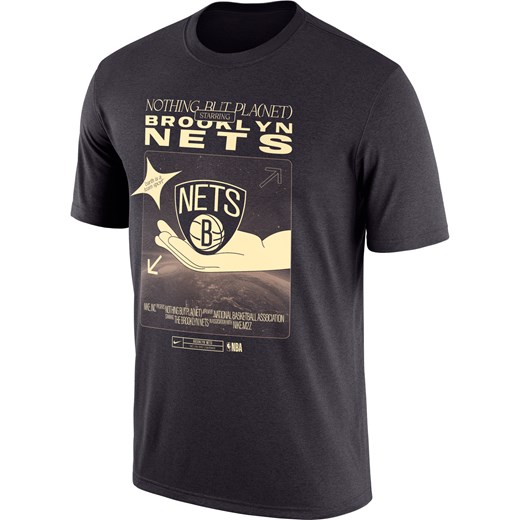 T-shirt męski Nike NBA Brooklyn Nets - Szary ze sklepu Nike poland w kategorii T-shirty męskie - zdjęcie 161523696