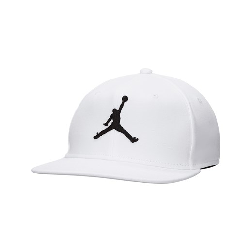 Regulowana czapka Jordan Pro Cap - Biel ze sklepu Nike poland w kategorii Czapki z daszkiem męskie - zdjęcie 161523827