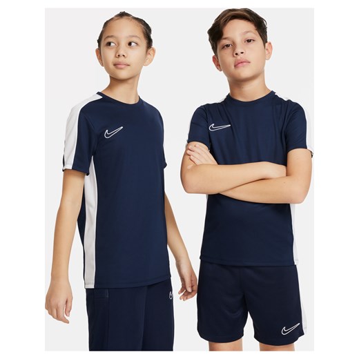 Dziecięca koszulka piłkarska Nike Dri-FIT Academy23 - Niebieski ze sklepu Nike poland w kategorii T-shirty chłopięce - zdjęcie 161524035