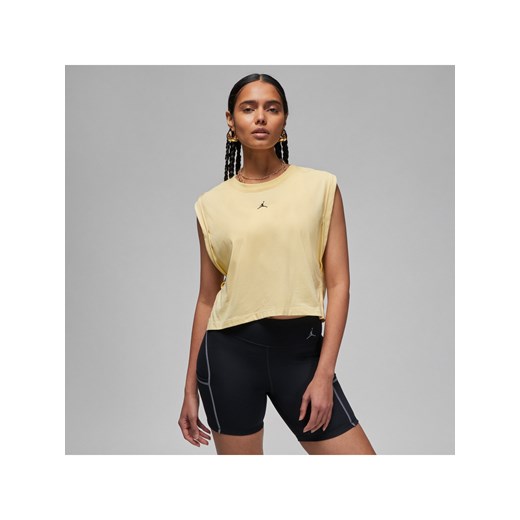 Damska koszulka bez rękawów Jordan Sport Essentials - Żółty ze sklepu Nike poland w kategorii Bluzki damskie - zdjęcie 161524176