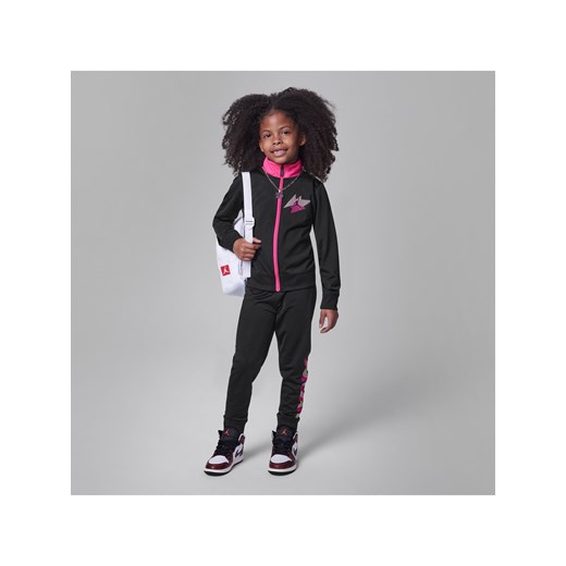 Dres dla małych dzieci Jordan Fundamental Tricot Set - Czerń ze sklepu Nike poland w kategorii Dresy dziewczęce - zdjęcie 161524469