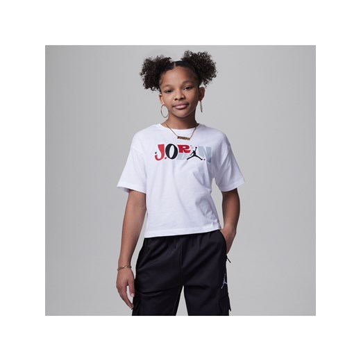 T-shirt dla dużych dzieci Jordan All Star Tee - Biel Jordan L Nike poland