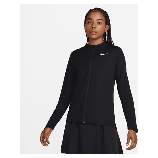 Damska bluza z zamkiem na całej długości Nike Dri-FIT UV Advantage - Czerń ze sklepu Nike poland w kategorii Bluzy damskie - zdjęcie 161524578