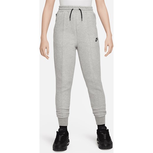 Joggery dla dużych dzieci (dziewcząt) Nike Sportswear Tech Fleece - Szary ze sklepu Nike poland w kategorii Spodnie dziewczęce - zdjęcie 161524717