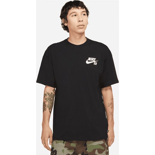 T-shirt do skateboardingu z logo Nike SB - Czerń ze sklepu Nike poland w kategorii T-shirty męskie - zdjęcie 161524865