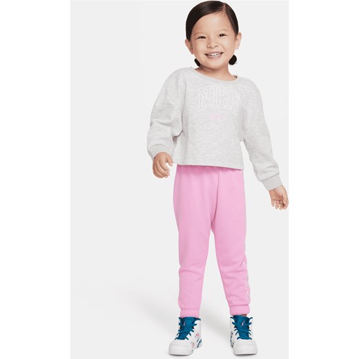 Zestaw bluza i joggery dla niemowląt (12-24 M) Nike - Różowy ze sklepu Nike poland w kategorii Dresy dla niemowlaka - zdjęcie 161525215