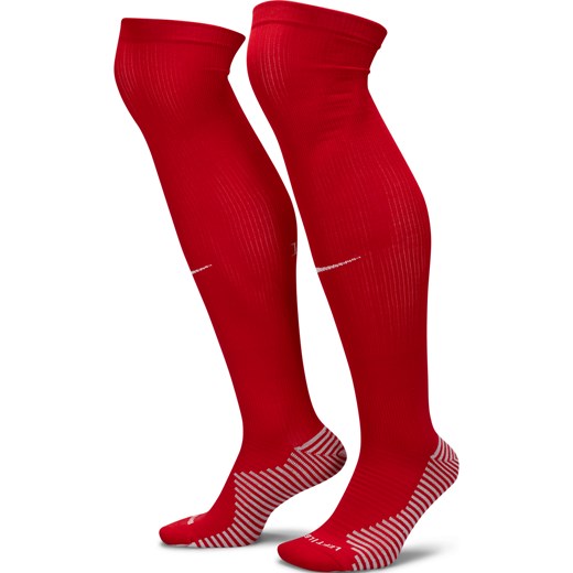 Skarpety piłkarskie do kolan Liverpool F.C. Strike (wersja domowa) - Czerwony ze sklepu Nike poland w kategorii Skarpetogetry piłkarskie - zdjęcie 161525608