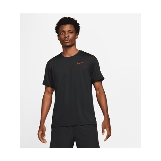 Męska koszulka z krótkim rękawem Nike Pro Dri-FIT - Czerń ze sklepu Nike poland w kategorii T-shirty męskie - zdjęcie 161525627