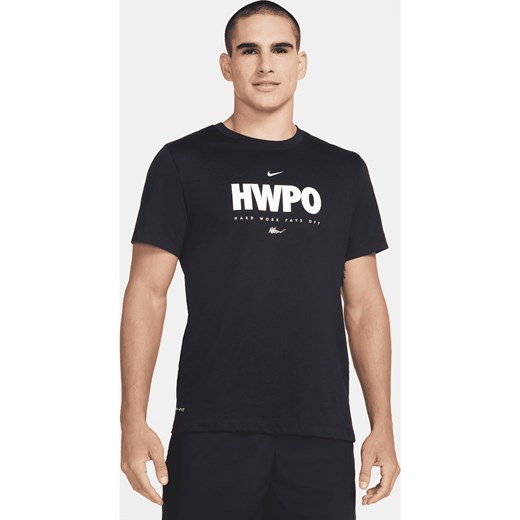 Męski T-shirt treningowy Nike Dri-FIT „HWPO” - Czerń Nike M Nike poland