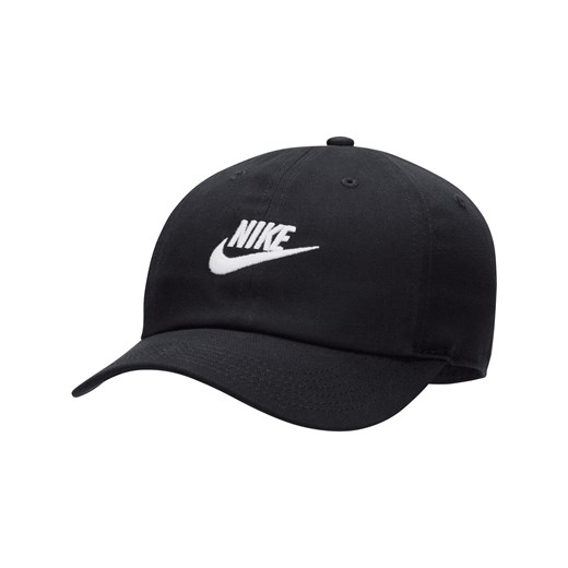 Dziecięca czapka z efektem sprania Nike Club Futura - Czerń ze sklepu Nike poland w kategorii Czapki dziecięce - zdjęcie 161526437