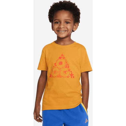 T-shirt dla małych dzieci Nike ACG - Żółty ze sklepu Nike poland w kategorii T-shirty chłopięce - zdjęcie 161526457
