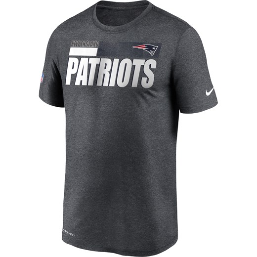 T-shirt męski Nike Legend Sideline (NFL Patriots) - Szary ze sklepu Nike poland w kategorii T-shirty męskie - zdjęcie 161526536
