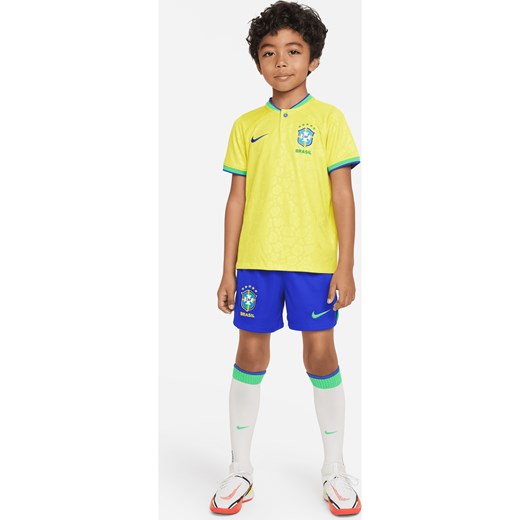 Strój piłkarski dla małych dzieci Nike Dri-FIT Brazylia 2022/23 (wersja domowa) Nike S Nike poland