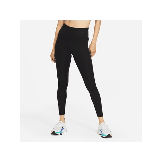 Damskie legginsy do biegania ze średnim stanem i kieszenią Nike Epic Fast - Czerń ze sklepu Nike poland w kategorii Spodnie damskie - zdjęcie 161527187