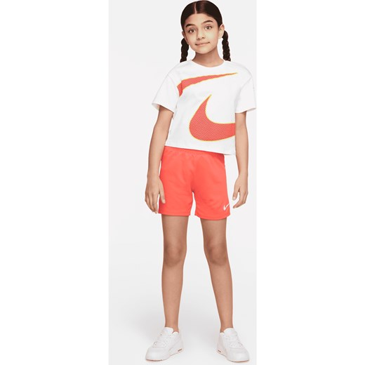 Zestaw T-shirt i spodenki z siateczki dla małych dzieci Nike - Czerwony Nike 4 Nike poland