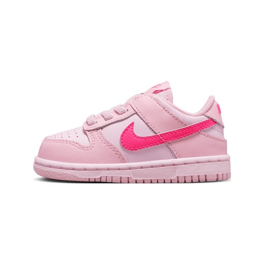 Buty dla niemowląt i maluchów Nike Dunk Low - Różowy ze sklepu Nike poland w kategorii Buty sportowe dziecięce - zdjęcie 161527339