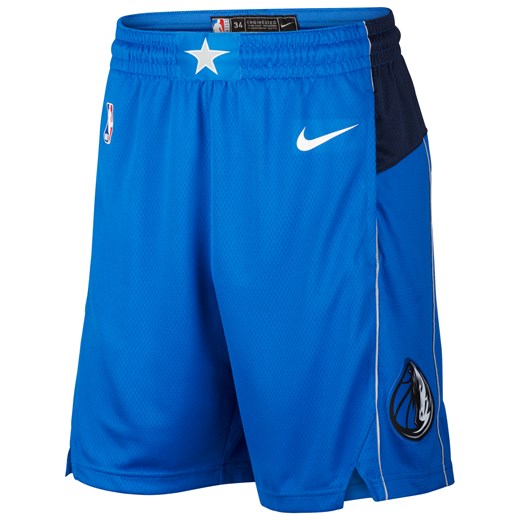 Męskie spodenki Nike NBA Swingman Dallas Mavericks Icon Edition - Niebieski ze sklepu Nike poland w kategorii Spodenki męskie - zdjęcie 161528219