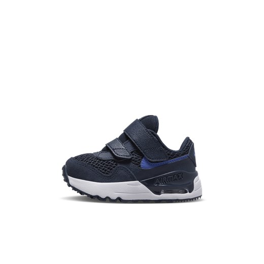 Buty sportowe dziecięce Nike z tkaniny granatowe