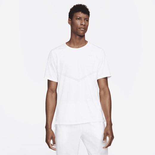 Męska koszulka z krótkim rękawem do biegania Dri-FIT Nike Rise 365 - Biel Nike XXL Nike poland