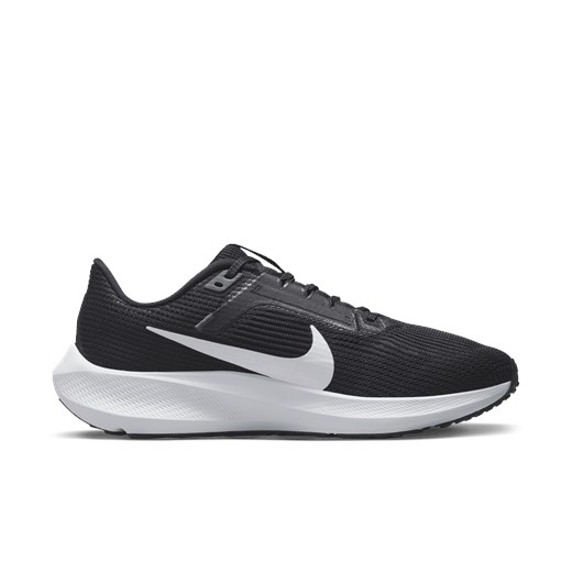 Buty sportowe damskie czarne Nike do biegania na wiosnę płaskie sznurowane 