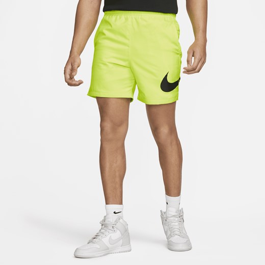 Męskie spodenki z tkaniny Nike Sportswear - Żółty Nike S Nike poland