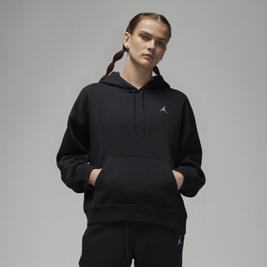 Damska dzianinowa bluza z kapturem Jordan Brooklyn - Czerń Jordan XL (EU 48-50) Nike poland