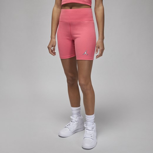 Kolarki damskie z prążkowanego materiału Jordan - Różowy Jordan 2XL Nike poland
