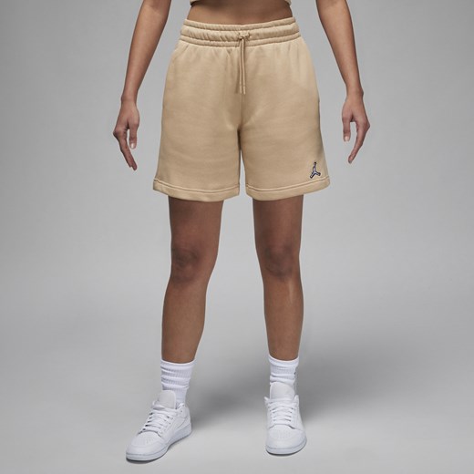 Spodenki damskie Jordan Brooklyn Fleece - Brązowy Jordan XXL (EU 52-54) Nike poland