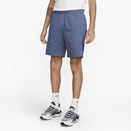 Spodenki męskie z diagonalu Nike Sportswear Club - Niebieski Nike XXL Nike poland