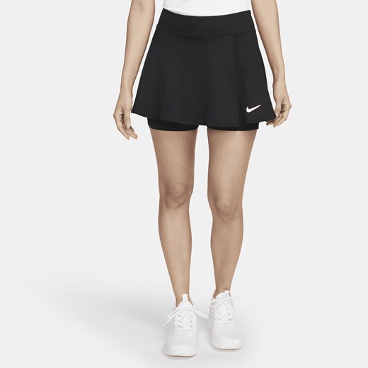 Damska spódniczka z falbanami NikeCourt Dri-FIT Victory - Czerń Nike XL (EU 48-50) Nike poland