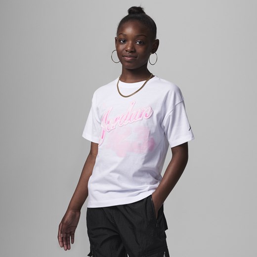 T-shirt dla dużych dzieci Jordan Rookie Sky Tee - Biel Jordan M Nike poland