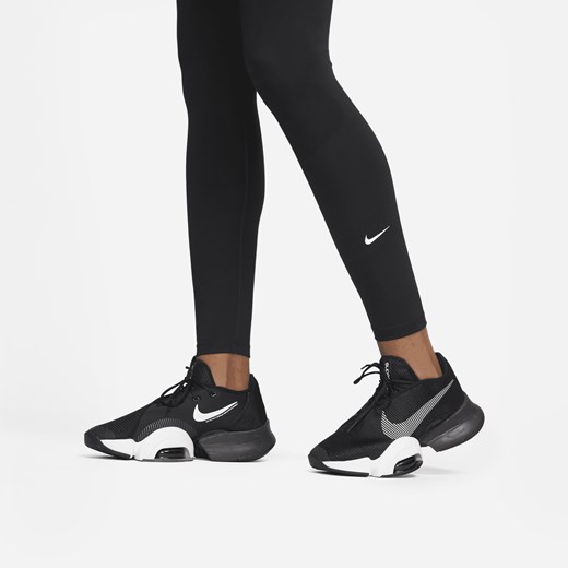 Damskie legginsy z wysokim stanem Nike One - Czerń Nike S Nike poland