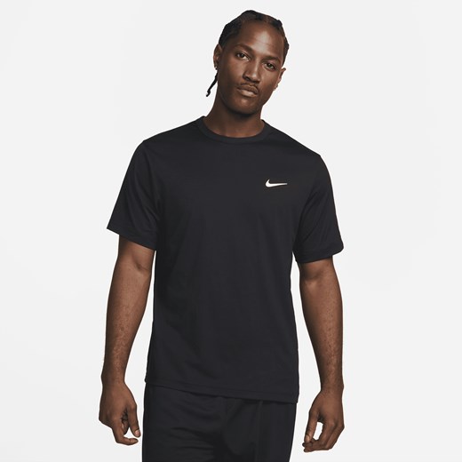 Męska uniwersalna koszulka z krótkim rękawem Dri-FIT UV Nike Hyverse - Czerń Nike S Nike poland