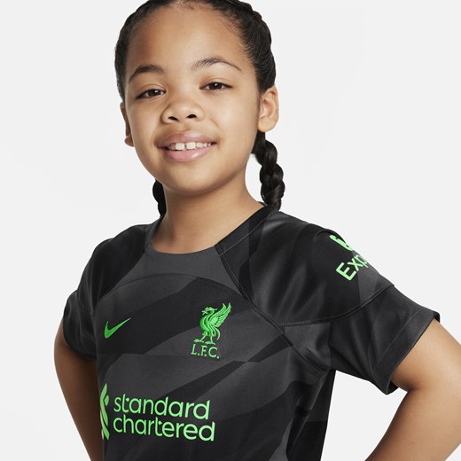 Trzyczęściowy strój dla małych dzieci Nike Dri-FIT Liverpool F.C. Goalkeeper Nike XL Nike poland