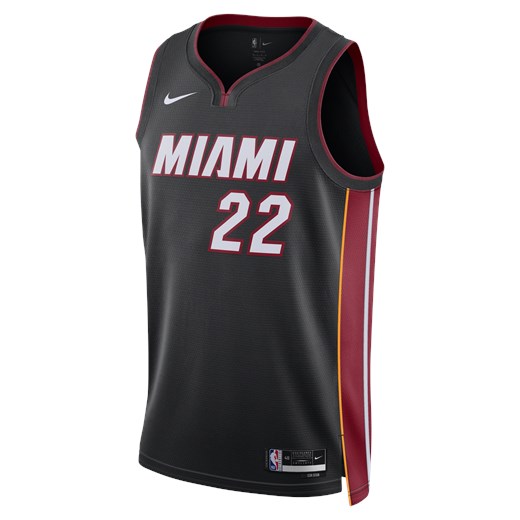 Koszulka męska Nike Dri-FIT NBA Swingman Miami Heat Icon Edition 2022/23 - Czerń Nike XL Nike poland